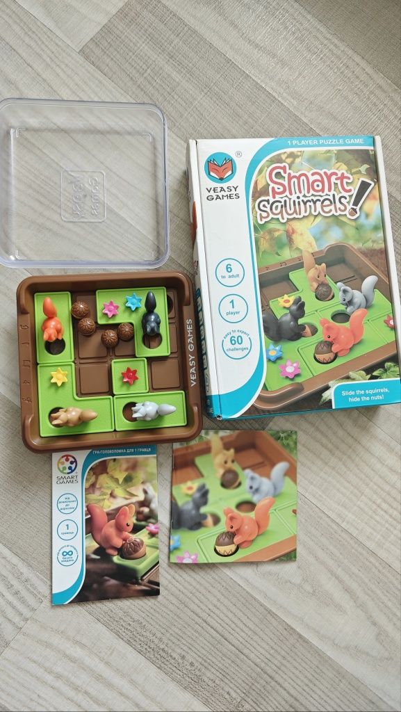 Гра-головоломка SmartGames "Smart Squirrels!" (Розумні білочки!)