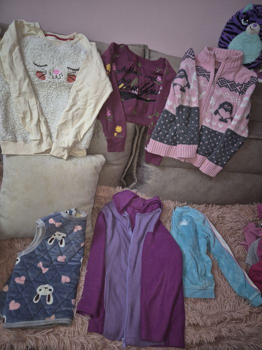 Великий пакет одягу на дiвчинку 6-7рокiв