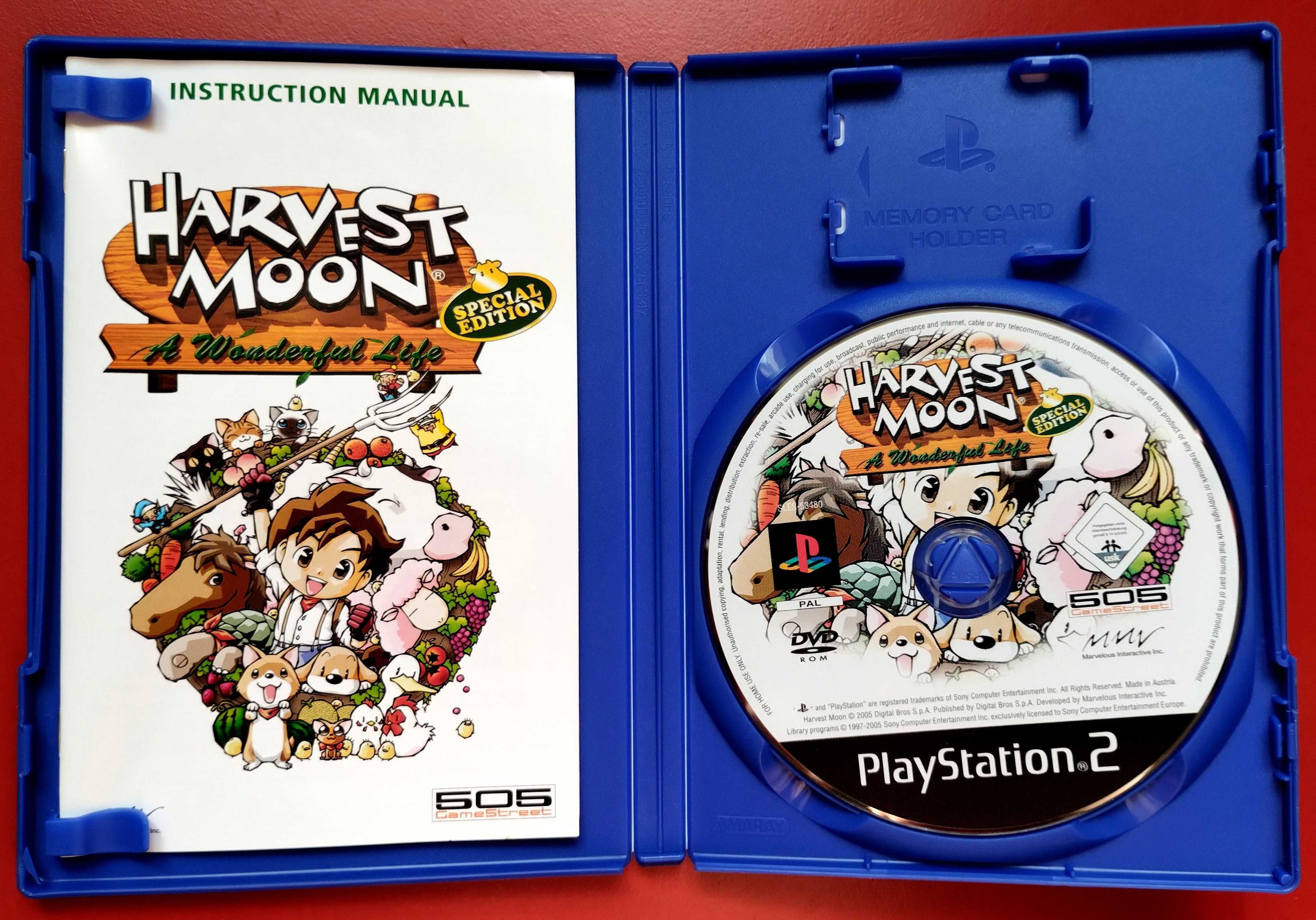 Игра Sony PlayStation 2 PS2 Harvest Moon A Wonderful Life