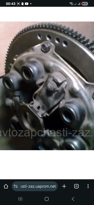 комплект счеплення з маховиком заз 968