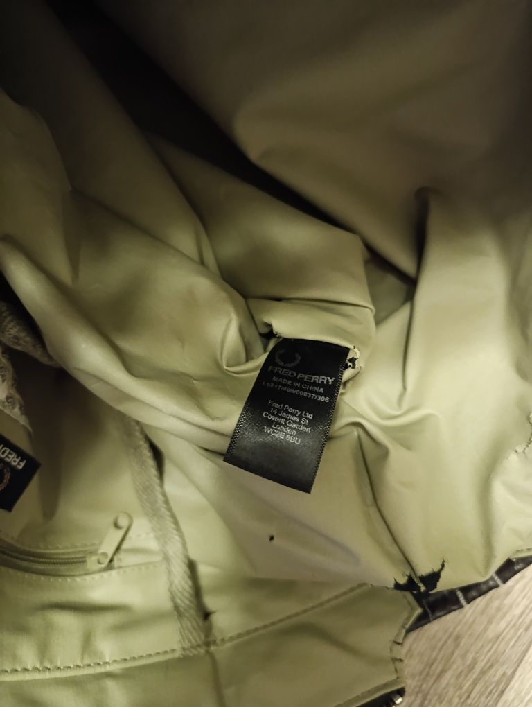 Сумка Fred Perry вінтаж в камуфляжному кольорі