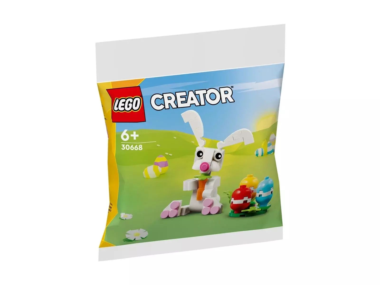 LEGO Creator Zajączek wielkanocny z kolorowymi pisankami 30668. LEGO