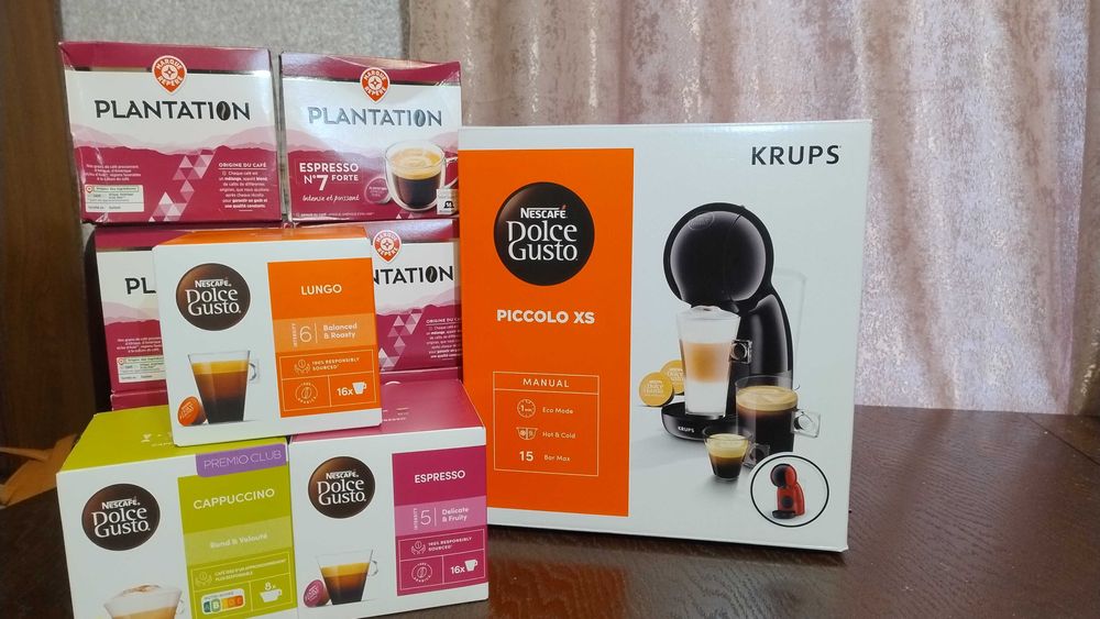 Нова кавоварка Dolce Gusto Piccolo XS + капсули – кайф від кави вдома!