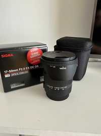 Sigma 17-50mm f/2.8 para Canon
