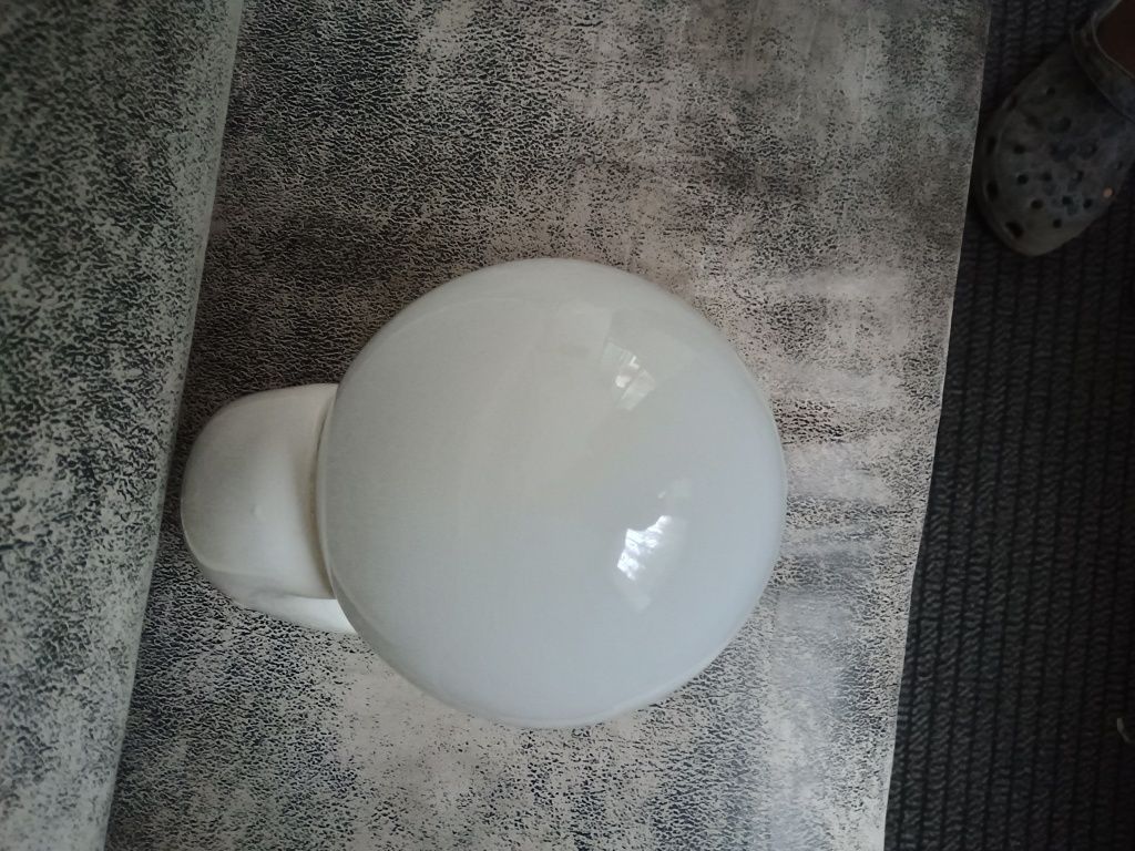 Komplet lamp, kinkiety ceramiczne