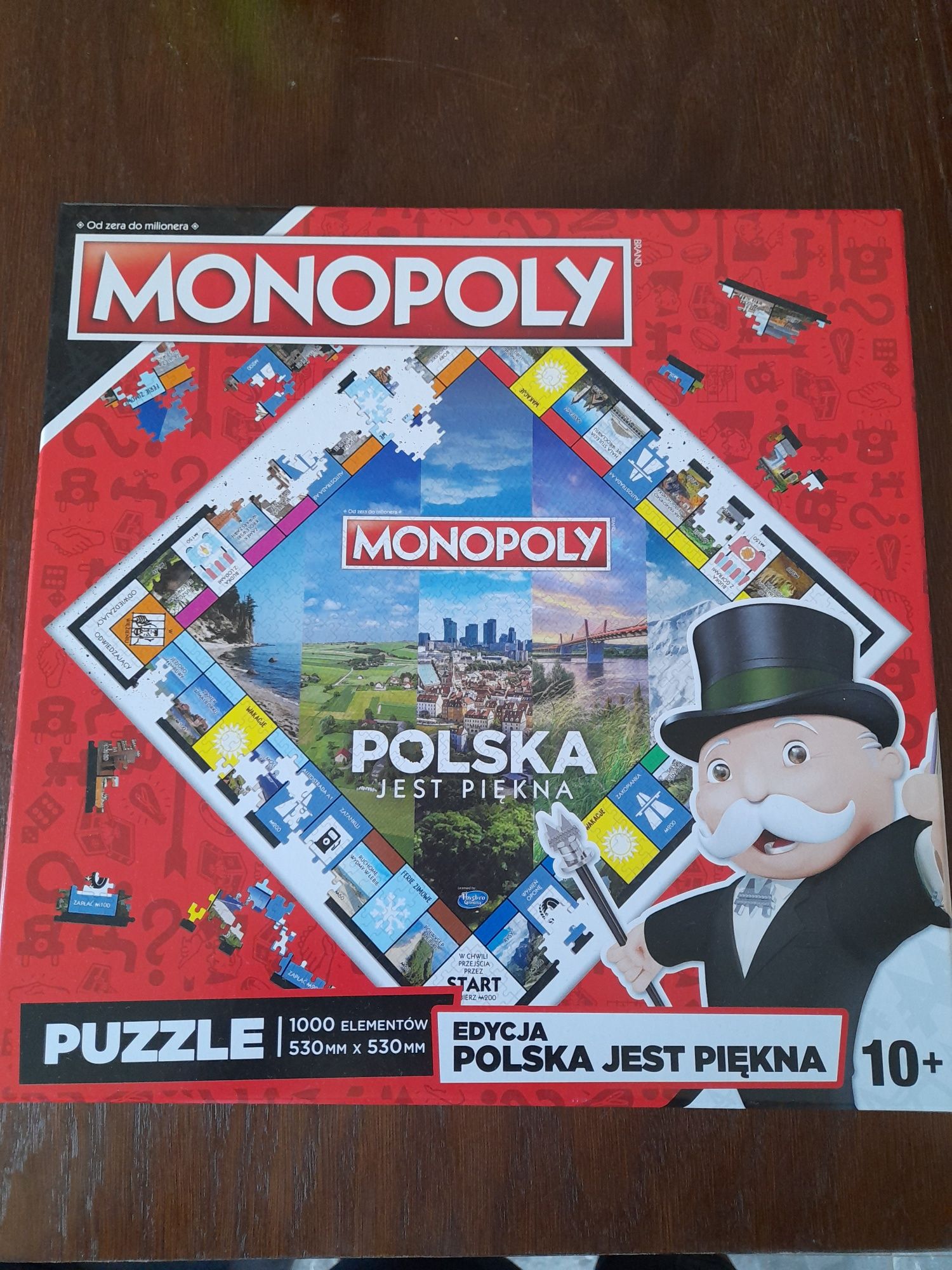 Puzzle Monopoly Polska 1000 elem.