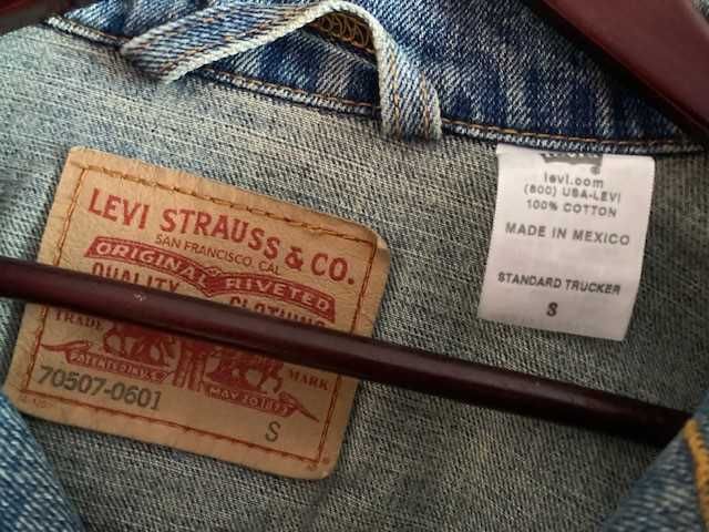 Levis Straus Red Tab Trucker katana kurtka jeansowa rozmiar S