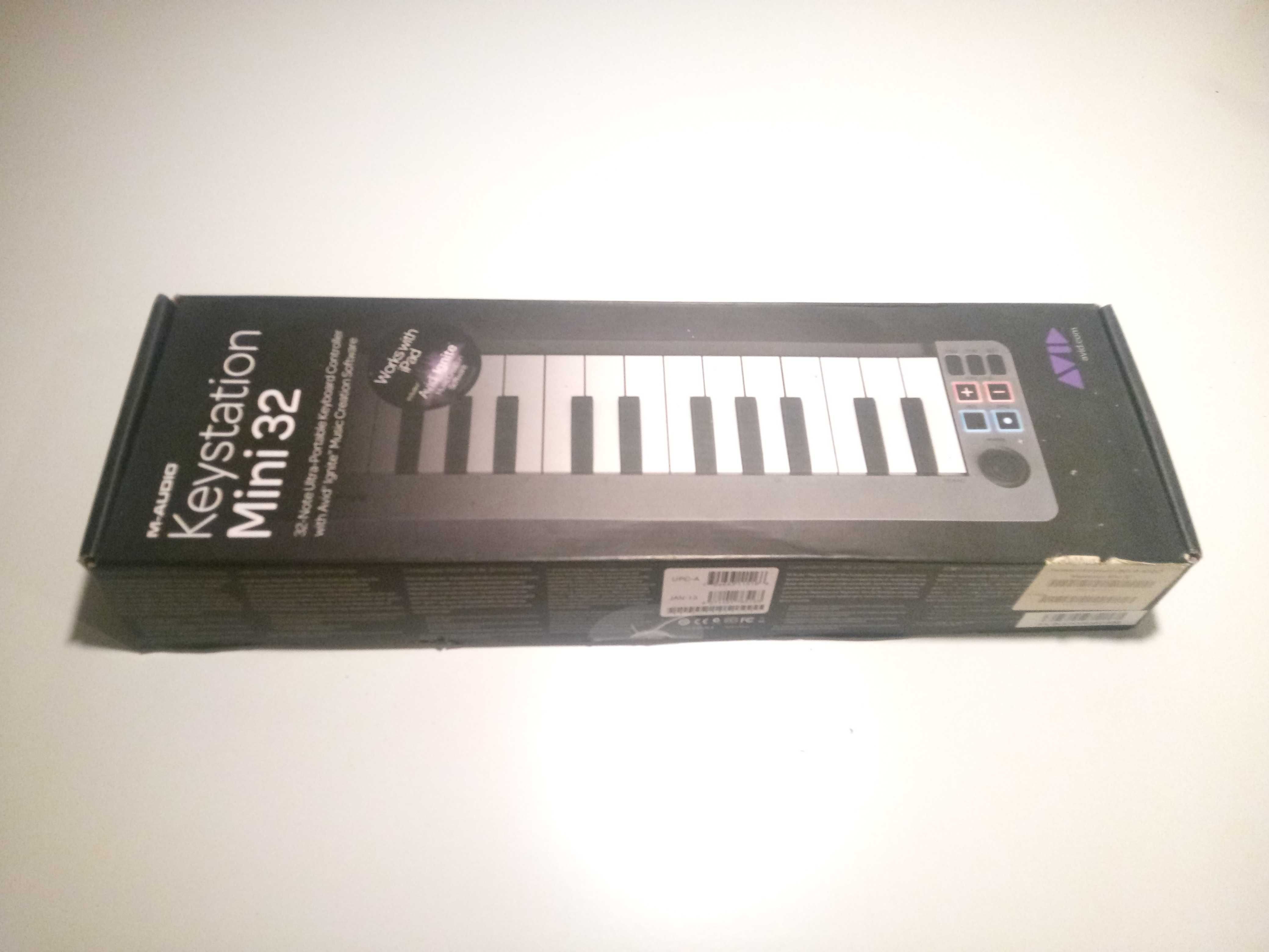 Controlador MIDI M-audio keystation Mini 32