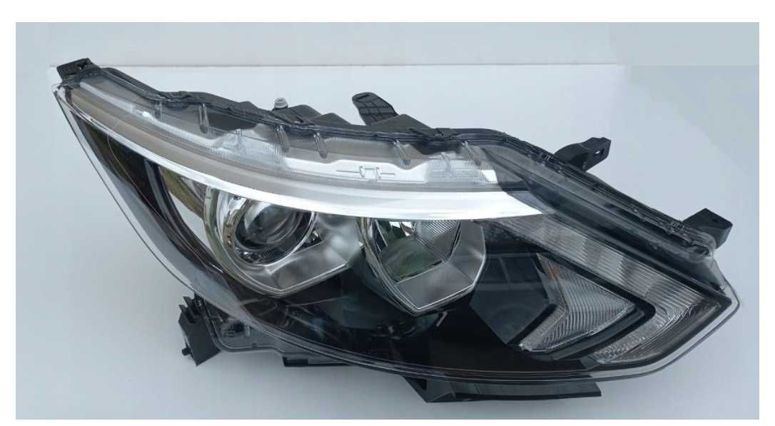 lampa NISSAN QASHQAI J11 SOCZEWKA led prawa kompletna