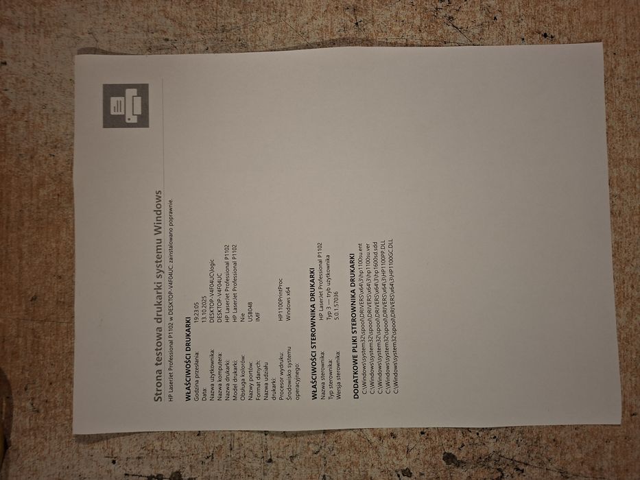 Drukarka Hp Laserjet P1102