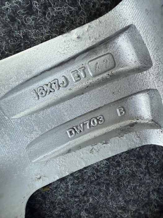 Диски R16 5/112 VW Golf 5/6 Caddy Touran Passat B5 B6 Skoda Audi Seat