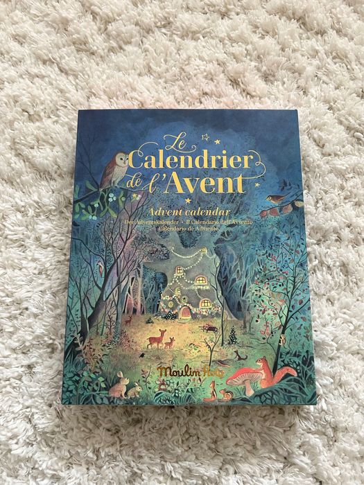 Moulin Roty Kalendarz adwentowy z projektorem bajki do wyświetlania