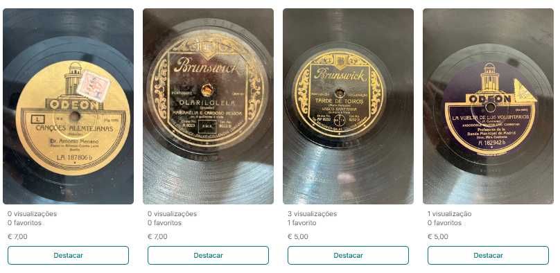discos gramofone / grafonola