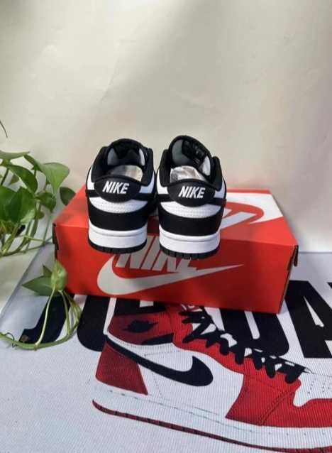 nike dunk biack low whute panda 43