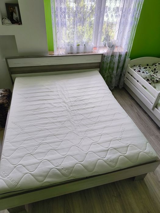 Materac kieszeniowy (sprężynowy) 160x200 pokrowiec bamboo