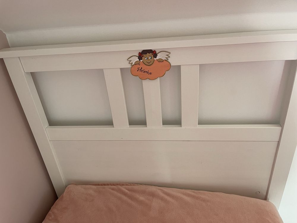 Łóżko Ikea Hemnes 90x200 z materacem