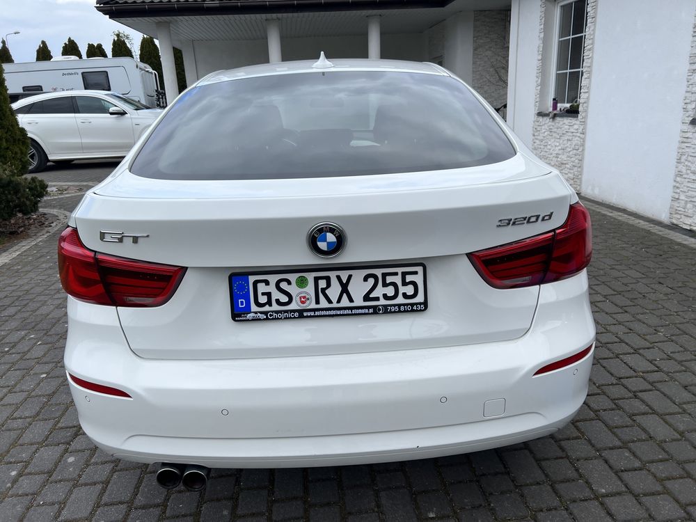 BMW 3GT Lift rok 2017.12 Biała 2,0 diesel 190km Navi Alus NIEMCY LIFT