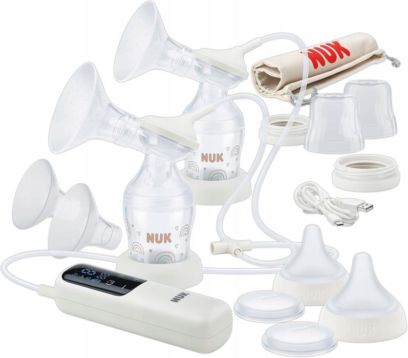 Laktator podwójny Nuk Soft & Easy elektryczna pompa piersiowa