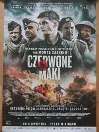 Plakat filmowy ,,Czerwone maki"