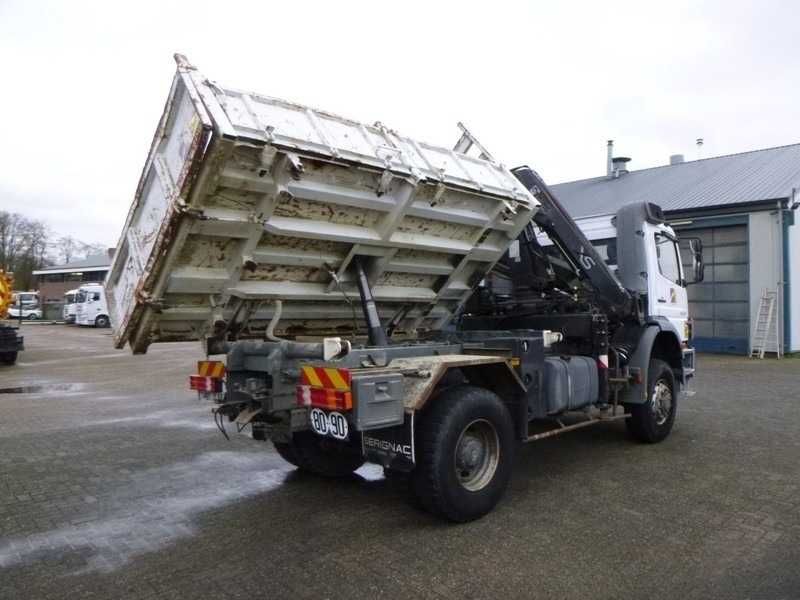 Самоскид Mercedes-Benz Atego 1828 4x4 кран маніпулятор Hiab 166 B-2 CL