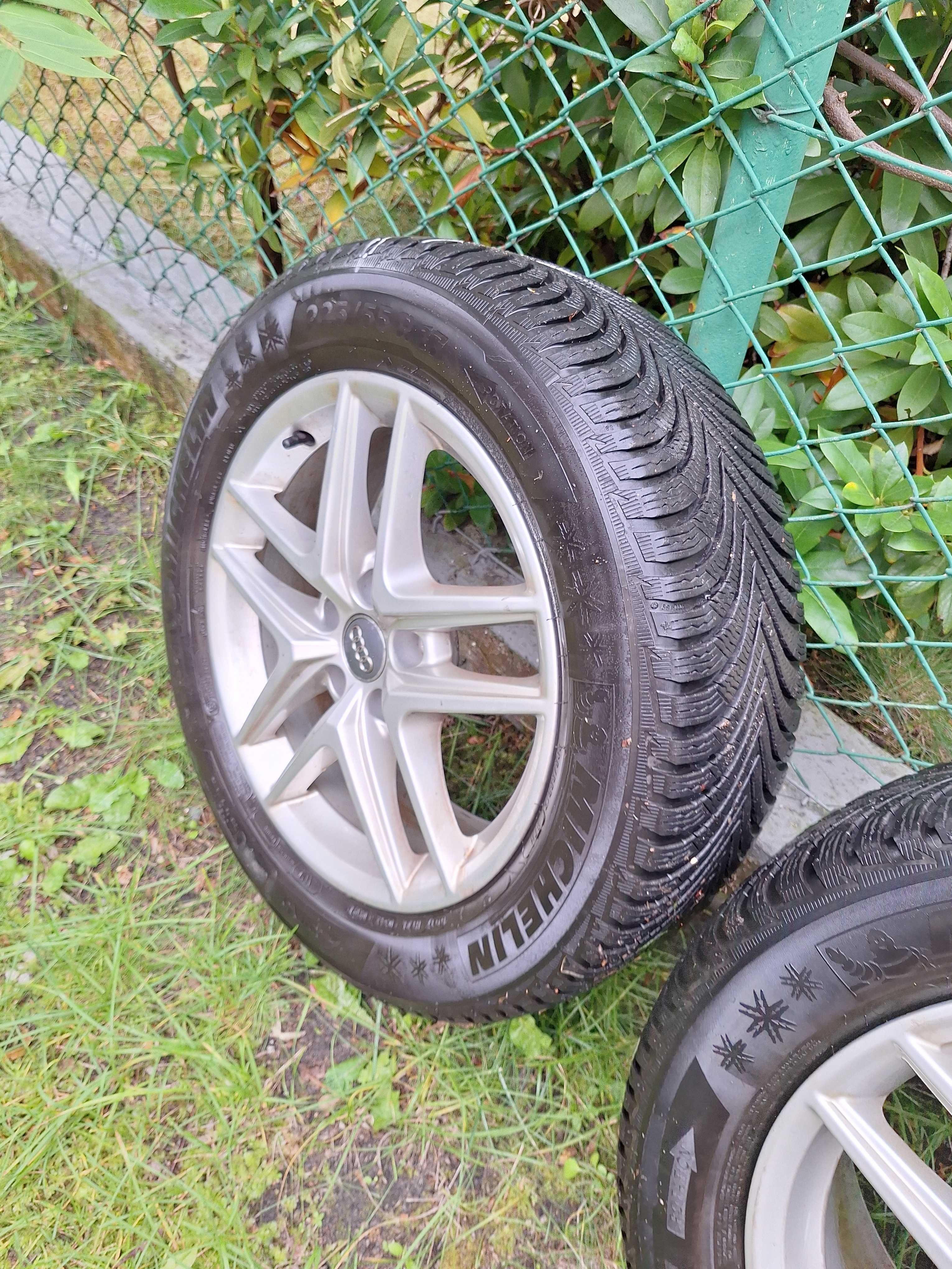 Felgi aluminiowe Audi  + opony zimowe komplet