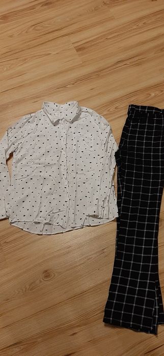 Koszula biała, spodnie
