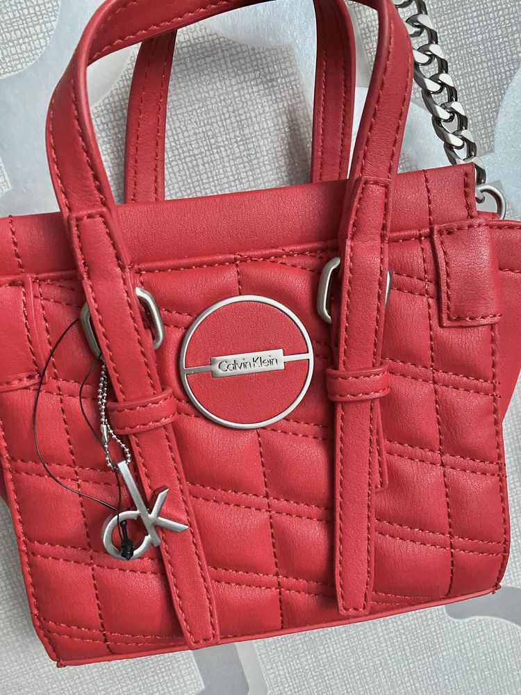 Nowa torebka mala Calvin Klein czerwona