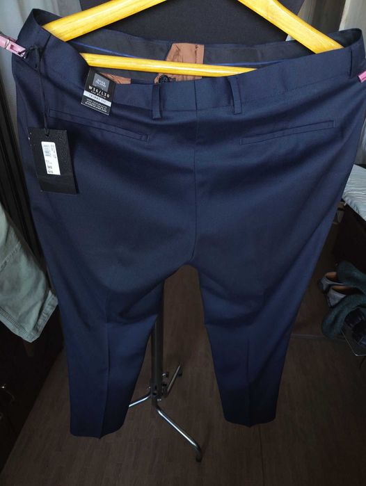Джинсы брюки River Island trousers Англия w36 stretch navy.