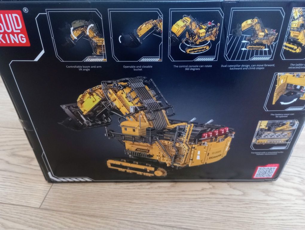Klocki Mould King koparka zdalnie sterowana Liebherr R