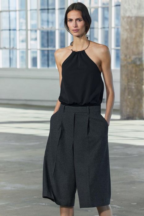 Бермуды шорты шерсть женские Zara