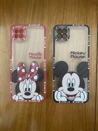 Capa Mickey e Minnie Samsung A22 5g Disney