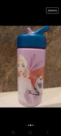 Bidon Kraina Lodu Frozen, nowy 430 ml z uchwytem, prezent