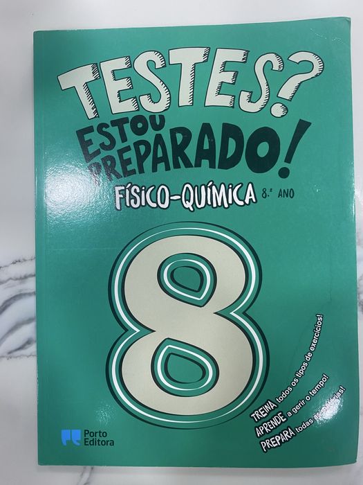 Livro testes fisico quimica 8 ano Porto Editora