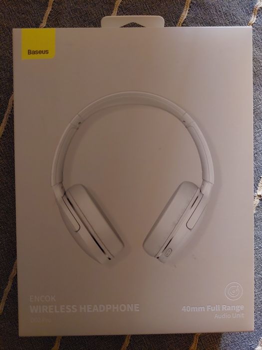 Беспроводные Bluetooth наушники Baseus Encok D02 Pro Белые