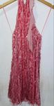 Vestido rosa com lantejoulas da ZARA