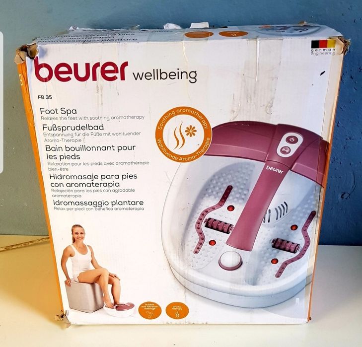 Nowy Masażer Beurer 35 do stóp z funkcją aromaterapii