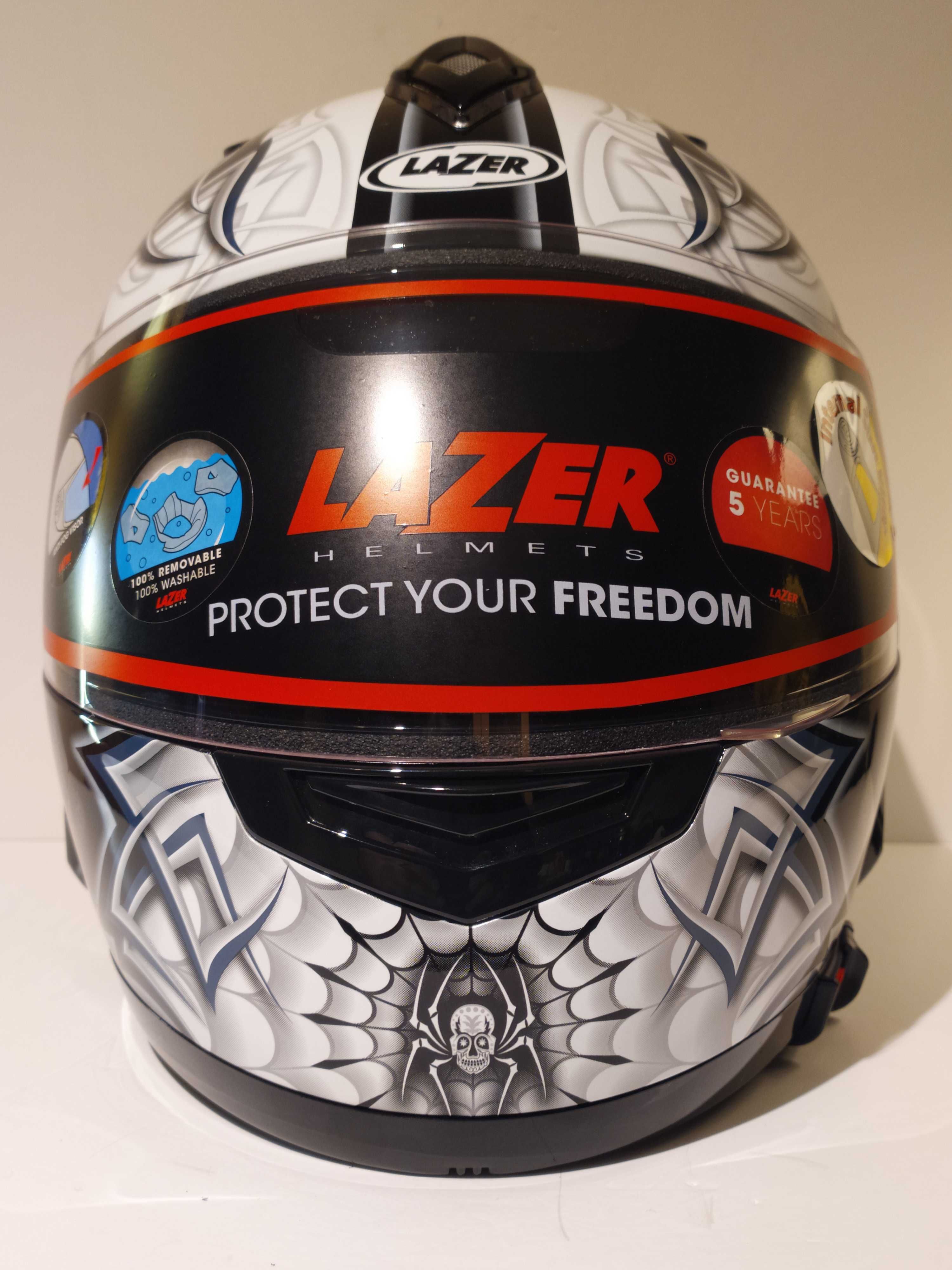 Capacete Lazer dupla-viseira mota scooter novo