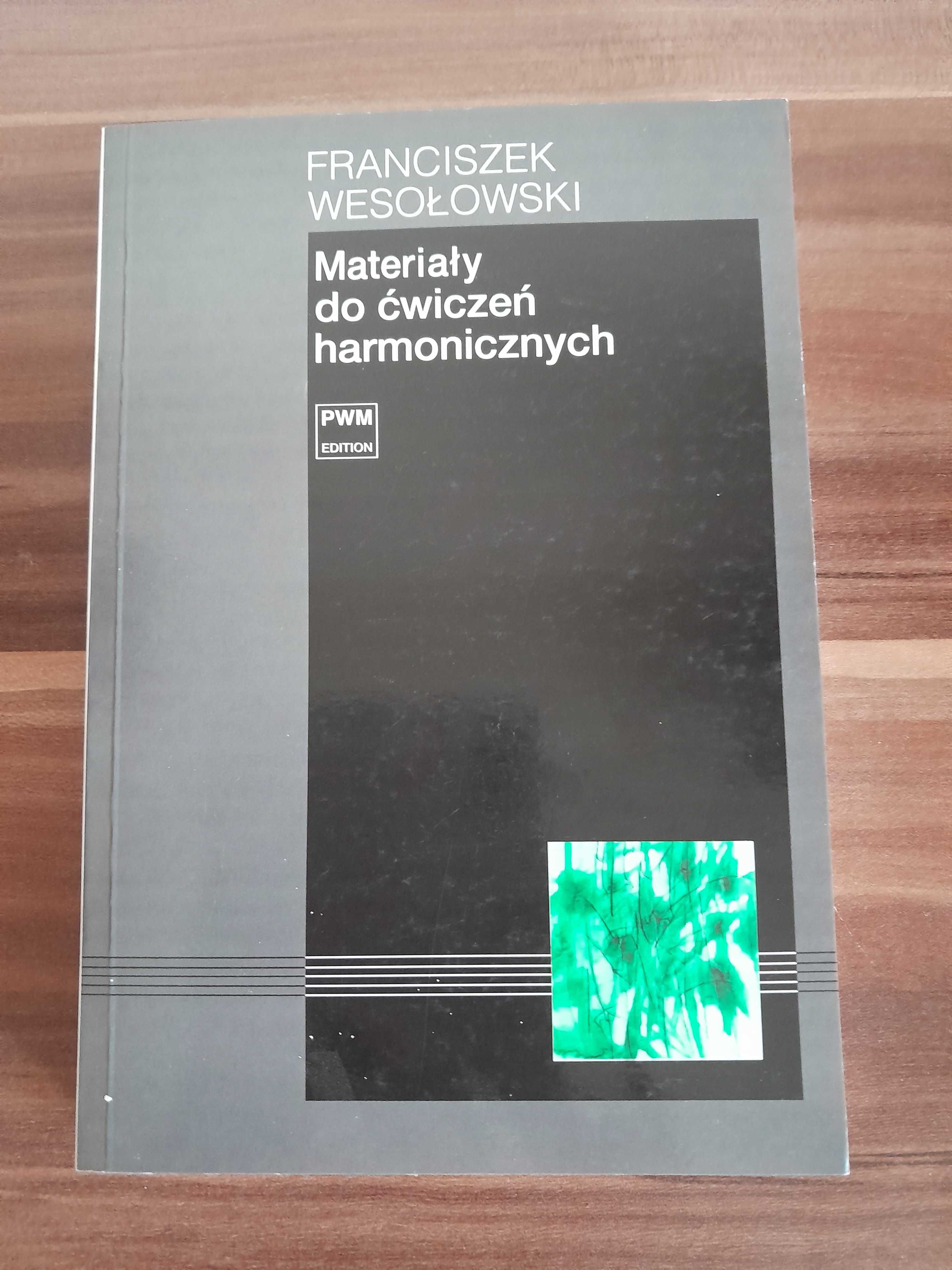 Książka Materiały do ćwiczeń harmonicznych F. Wesołowski wyd. PWM