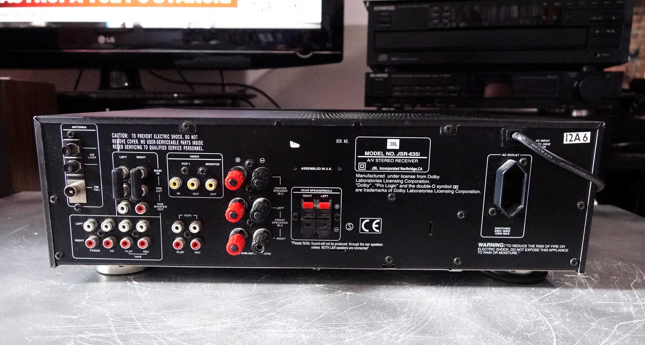 Amplituner JBL JSR 635i z pilotem