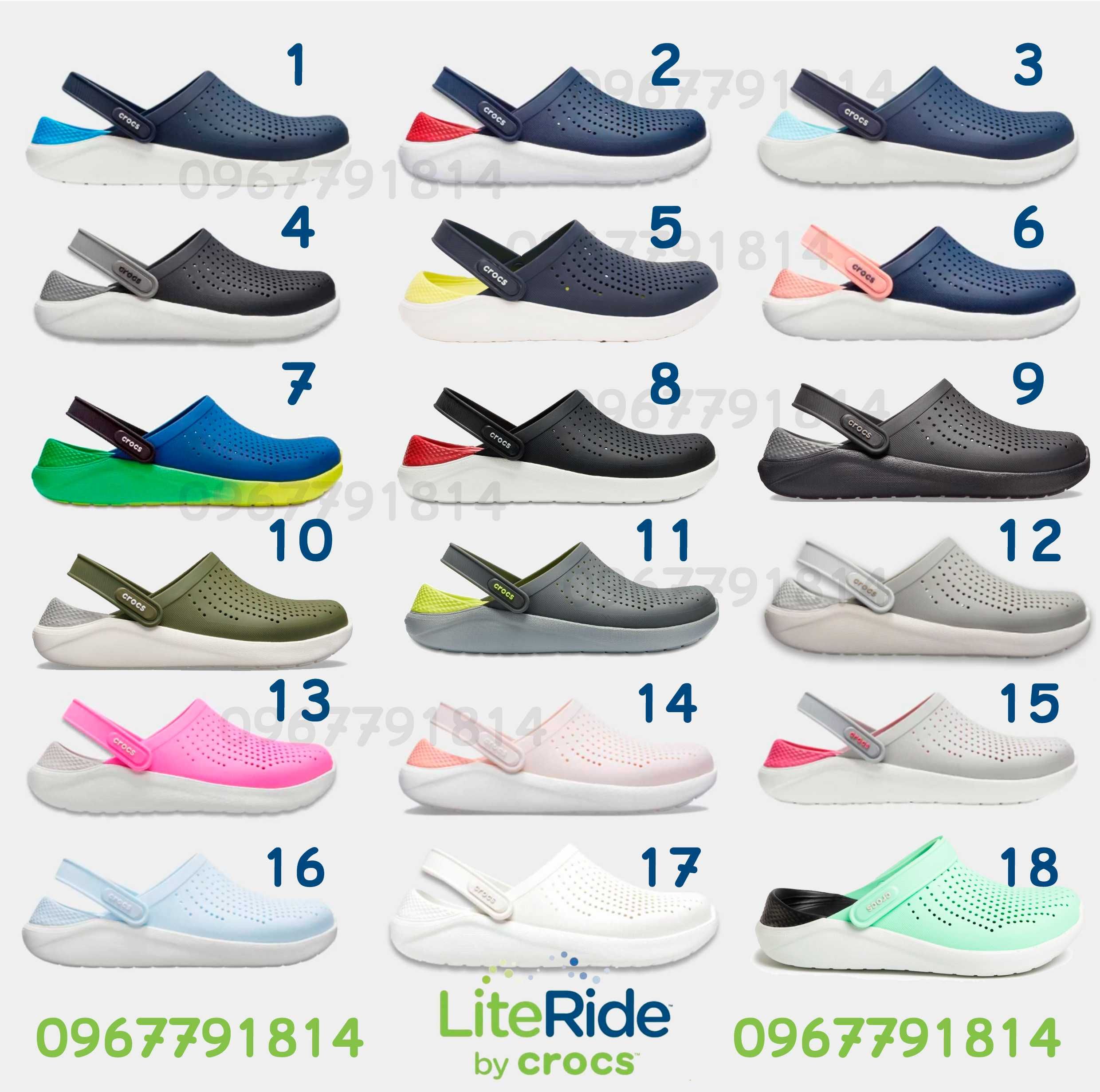 Crocs LiteRide Мужские  кроксы лайт райт