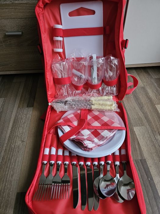 Plecak Piknikowy z Wyposażeniem Nowy