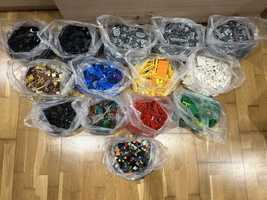 Mix klocków LEGO 9,3kg + mnóstwo figurek (tylko oryginalne)