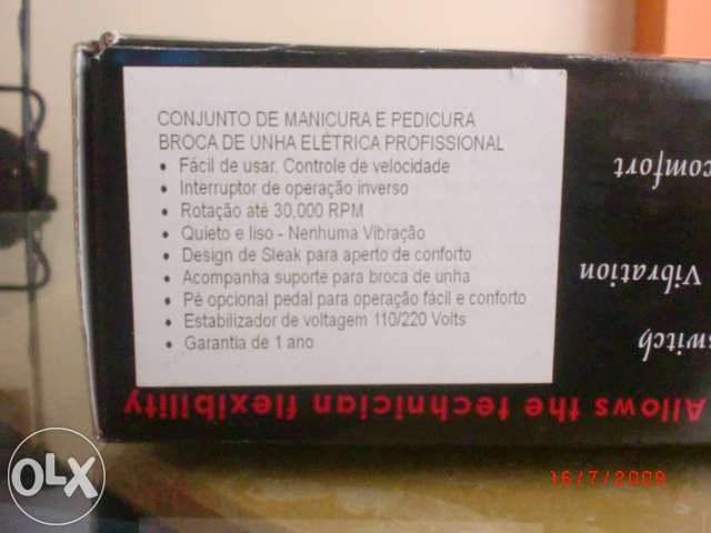 Broca nova de 30 .000rpm rosa ou cinzenta