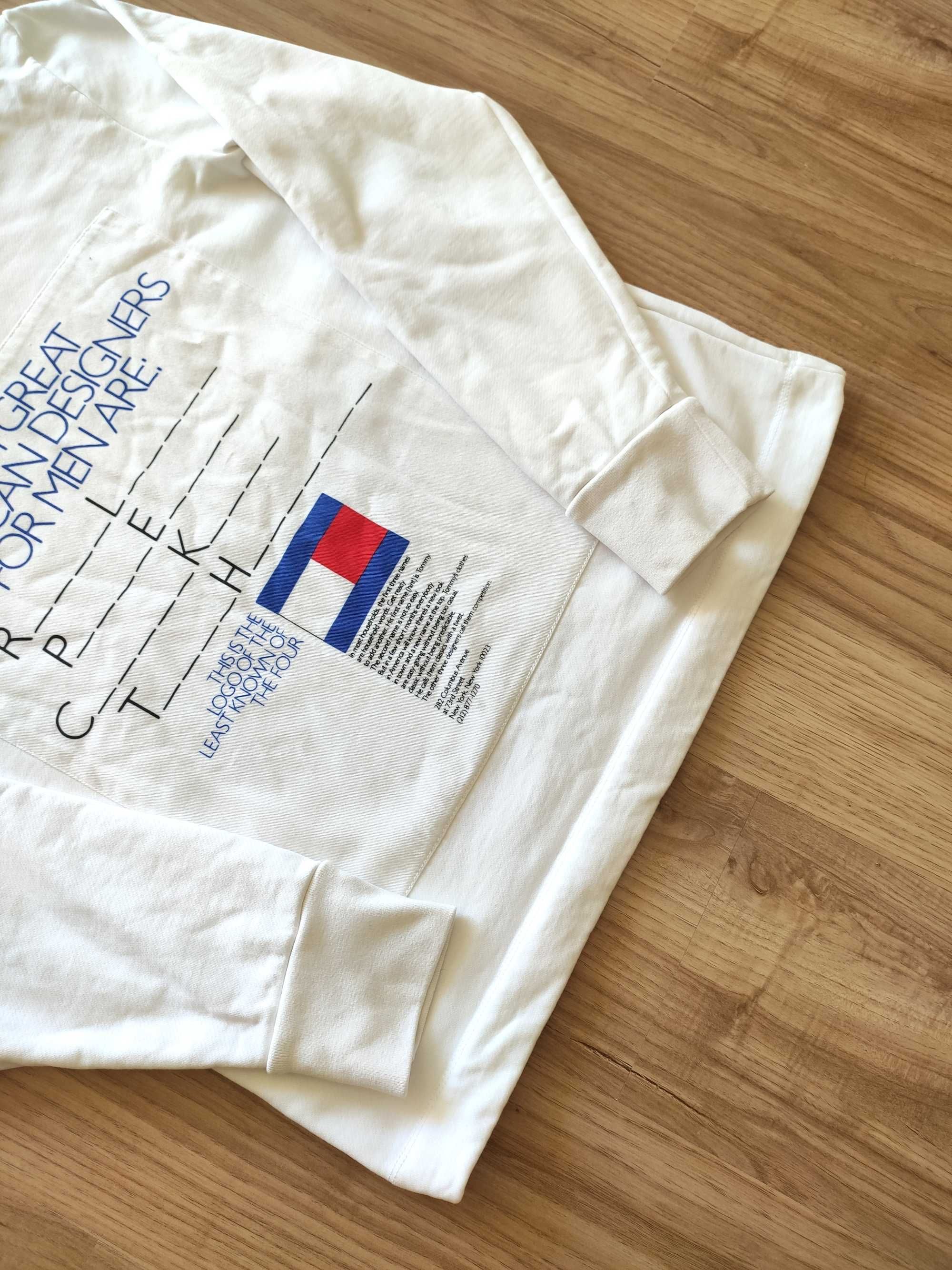 Bluza Tommy Hilfiger biała specjalna edycja hoodie r. M
