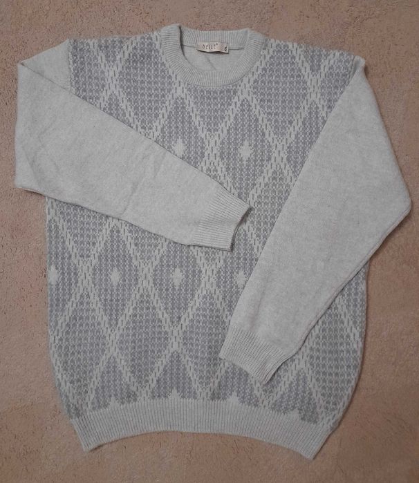 Мужской зимний джемпер свитер Турция р.XXL