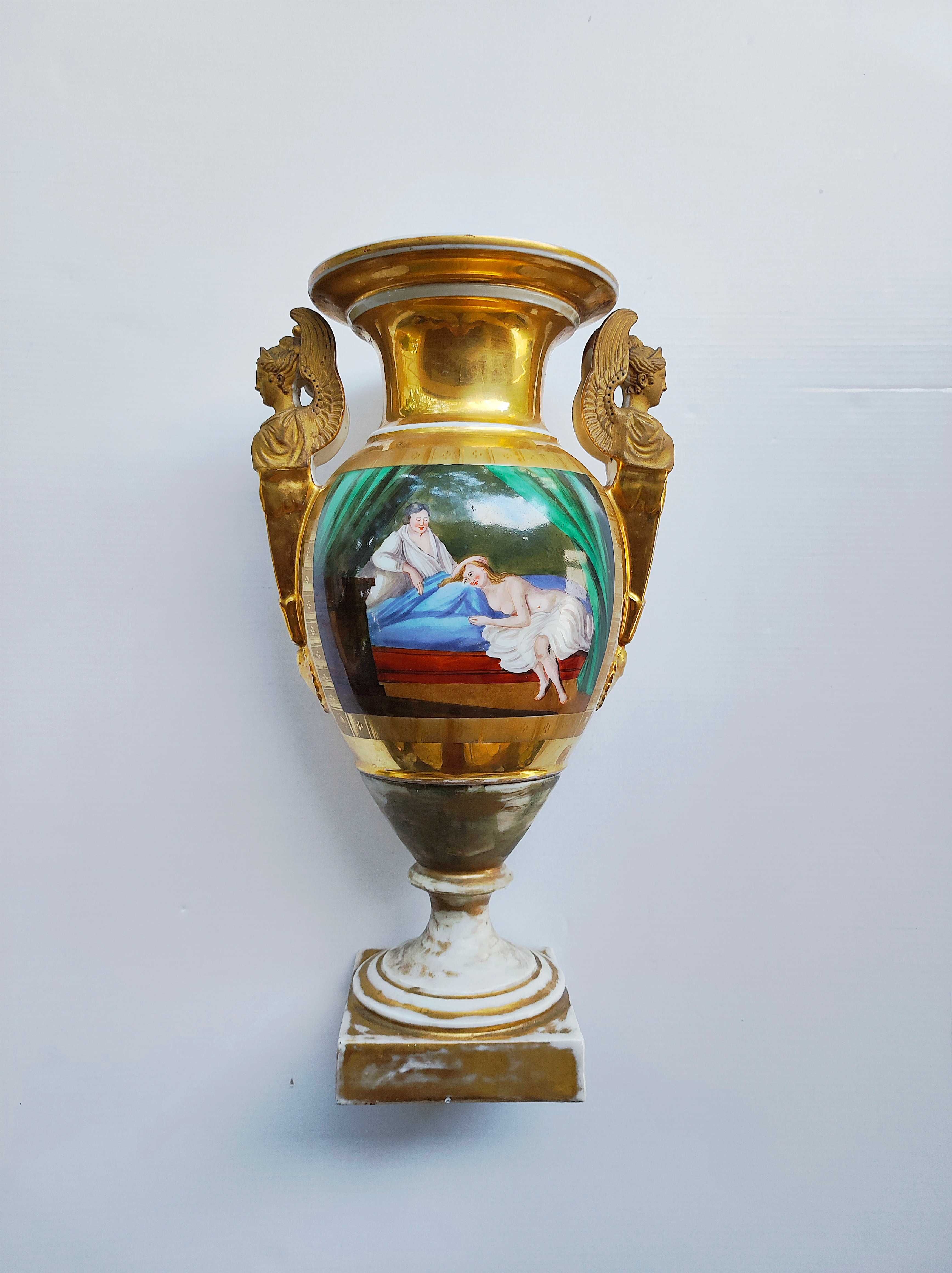 Jarra porcelana francesa estilo império  séc. XIX