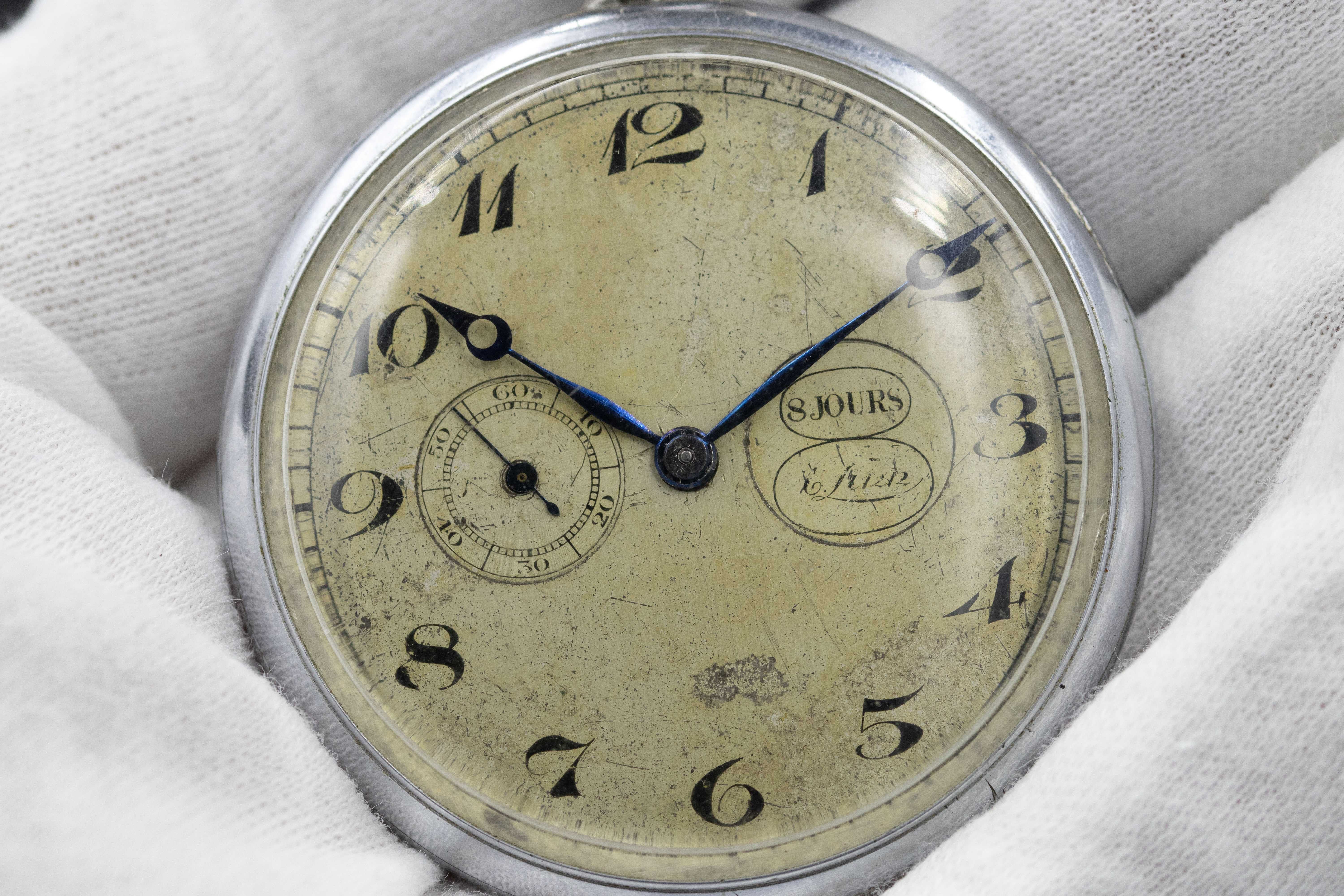 8-dniowy zegarek kieszonkowy w stylu Art Deco | Ponadczasowy urok