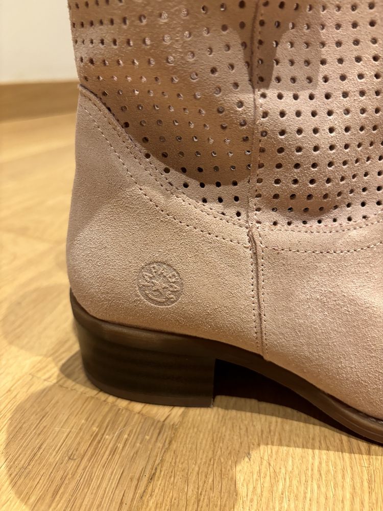 Botas rosa Nude, nº 37, Marca Tapadas