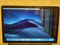 Экран, дисплей Macbook Pro Retina 15.4 2012-2013, частично работает