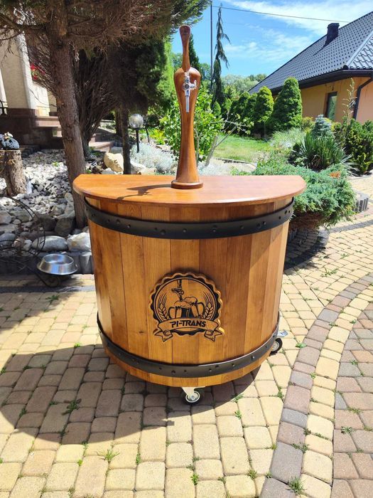 Mobilny rollbar piwo z kija nalewak do piwa bar drewniany komplet